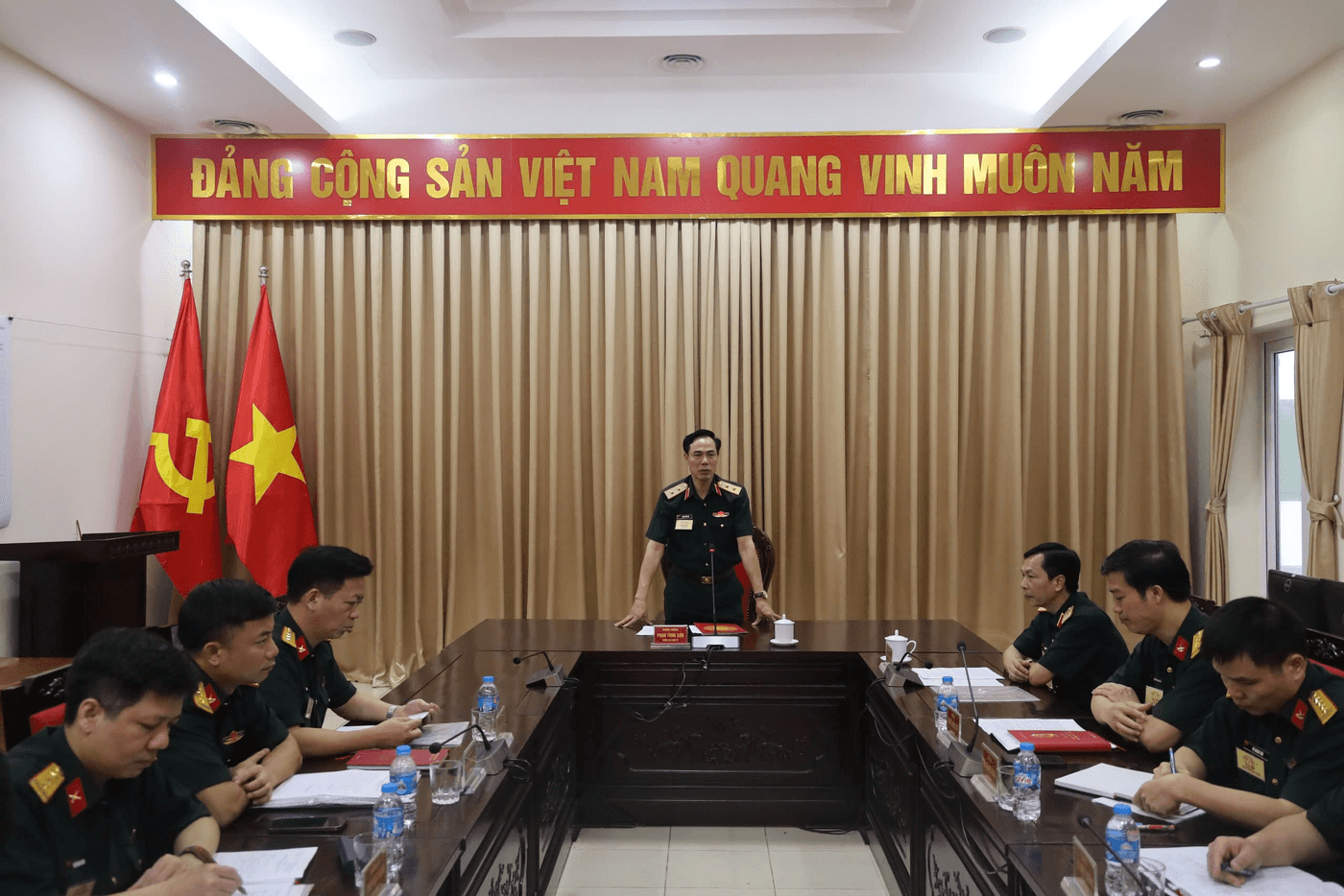 QUÁN TRIỆT SÂU KỸ QUY ĐỊNH, YÊU CẦU, BẢO ĐẢM CHẤM THI TUYỂN SINH CAO HỌC QUÂN SỰ NĂM 2026 NGHIÊM TÚC, CHẤT LƯỢNG